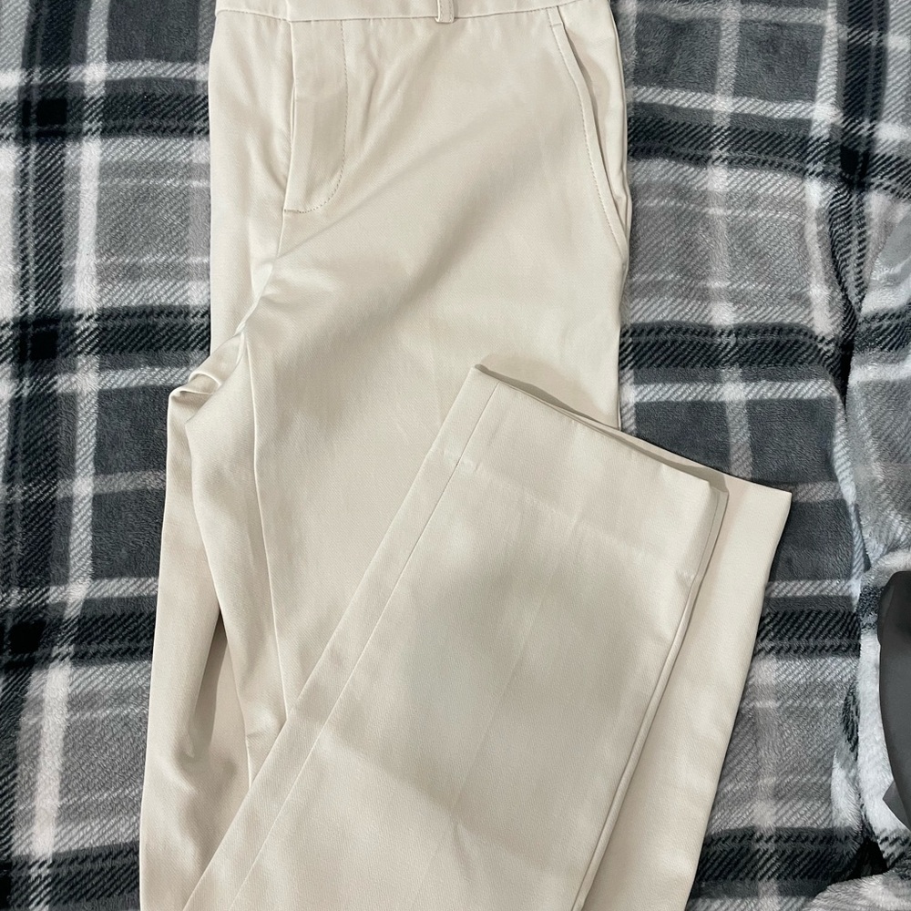 Banana Republic Ryan Style Stretch Cream Pants